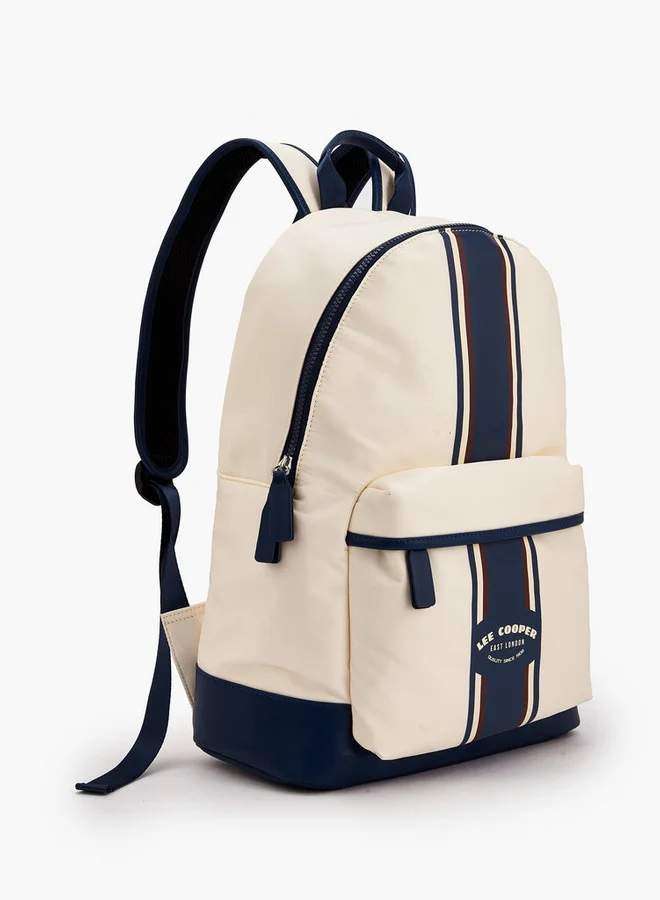 Lee Cooper Striped Backpack With Adjustable Straps